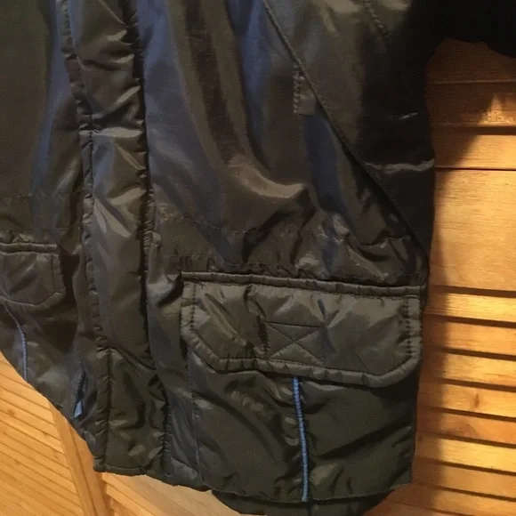 Reebok Black, Blue & Red 76ers Jacket